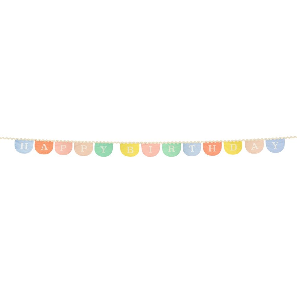 Meri Meri - Happy Birthday Fabric Garland