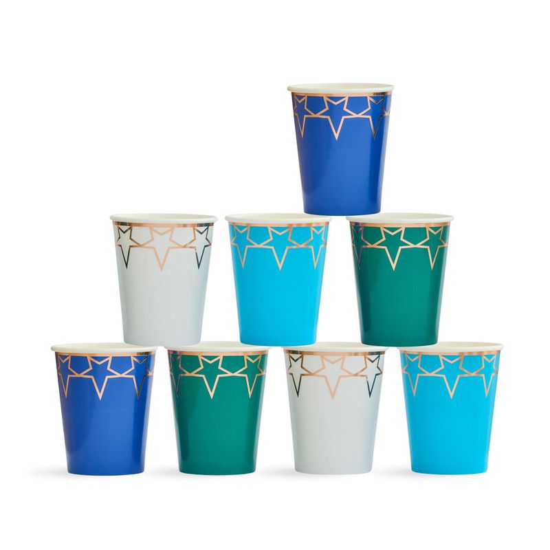 Party Camel - Meri Meri Ramadan Star Cups - 267 ml - 8 Pcs