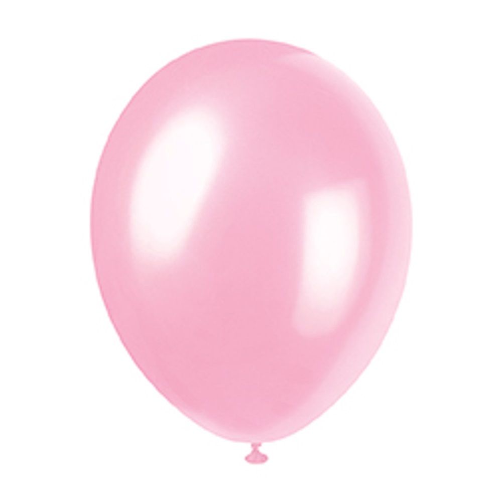 Unique - Balloon - 8pcs - 12-Inch - Pearl Crystal Pink