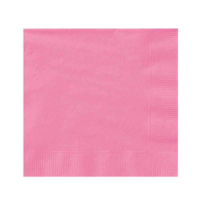 Unique - Luncheon Napkins - Hot Pink - 20 Pcs