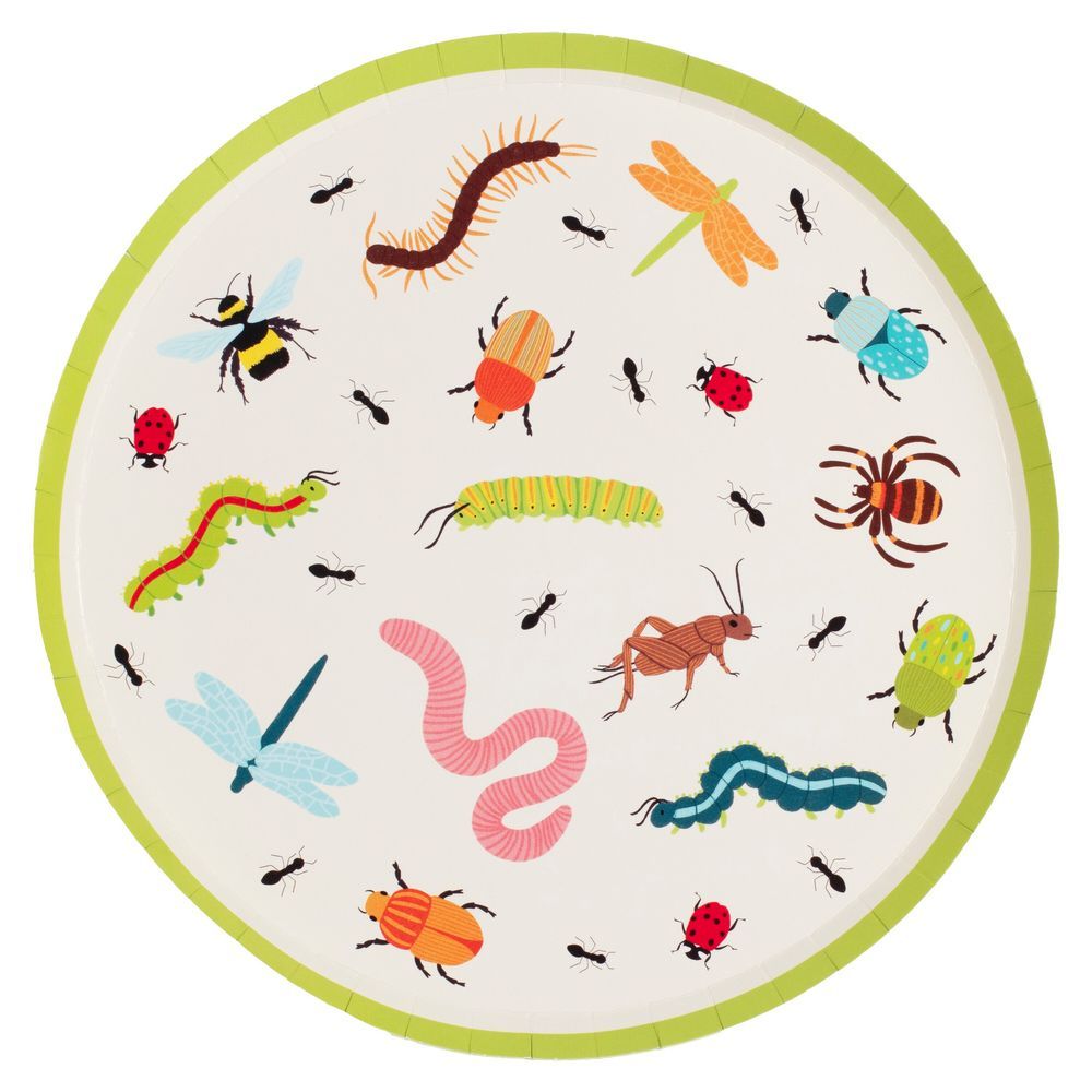 Ginger Ray - Bug Party Paper Plates