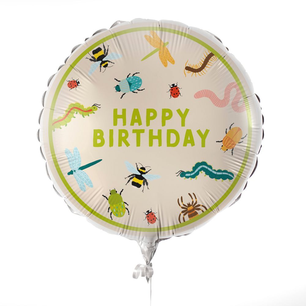 Ginger Ray - Happy Birthday Bug Party Balloon