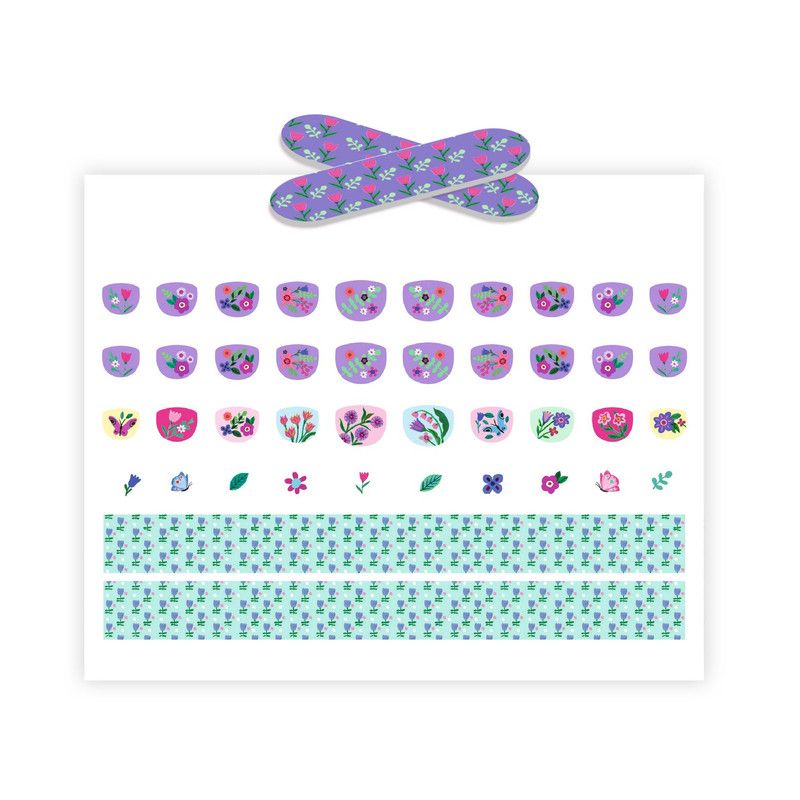 Djeco - Nail Stickers - Petit Fleur Set