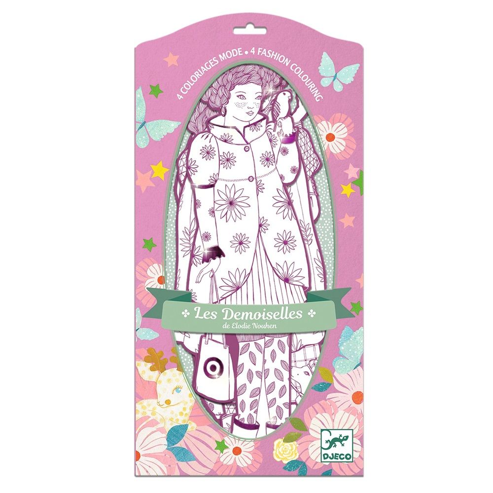 Djeco - Rosemary And Friends Les Demoiselles Colouring Kit