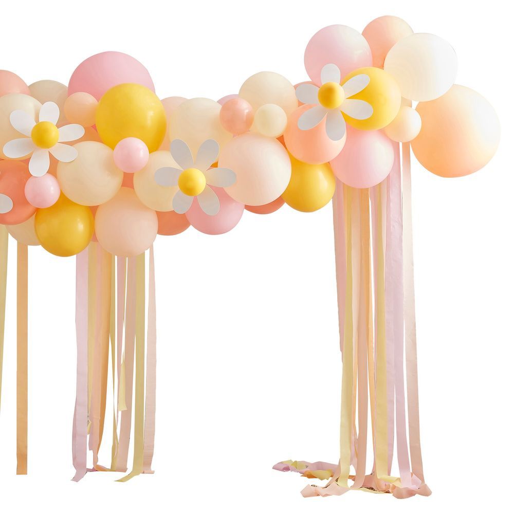 Ginger Ray - Pastel & Daisy Balloon Arch Kit