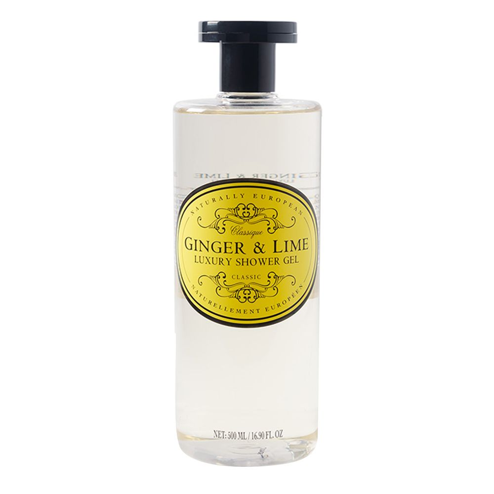 Naturally European - Shower Gel Bottle - Ginger And Lime - 500 ml