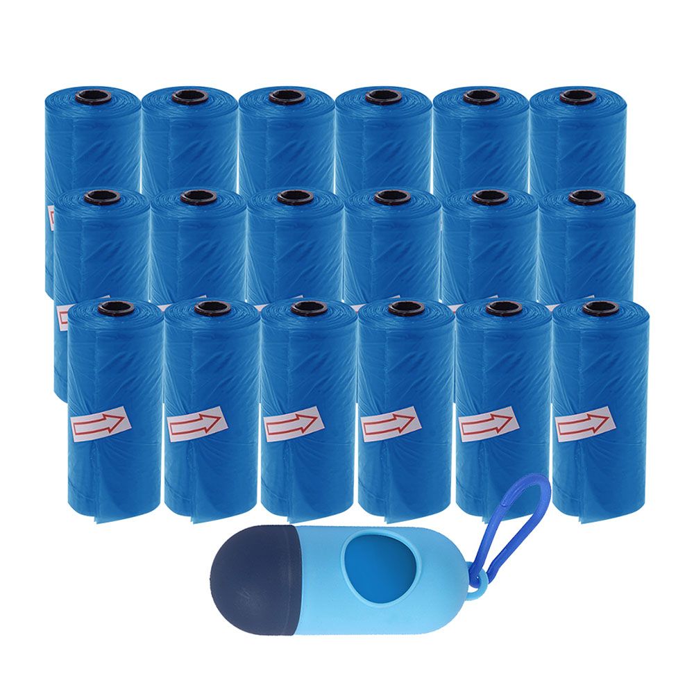 Star Babies - Disposable Scented Bag With Dispenser - Navy Blue - Pack of 18 - 276pcs