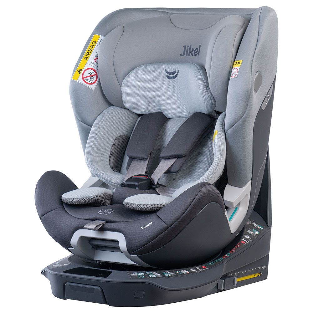 Jikel - Venus 360 I-Size Ventilated Isofix Car Seat - Grey