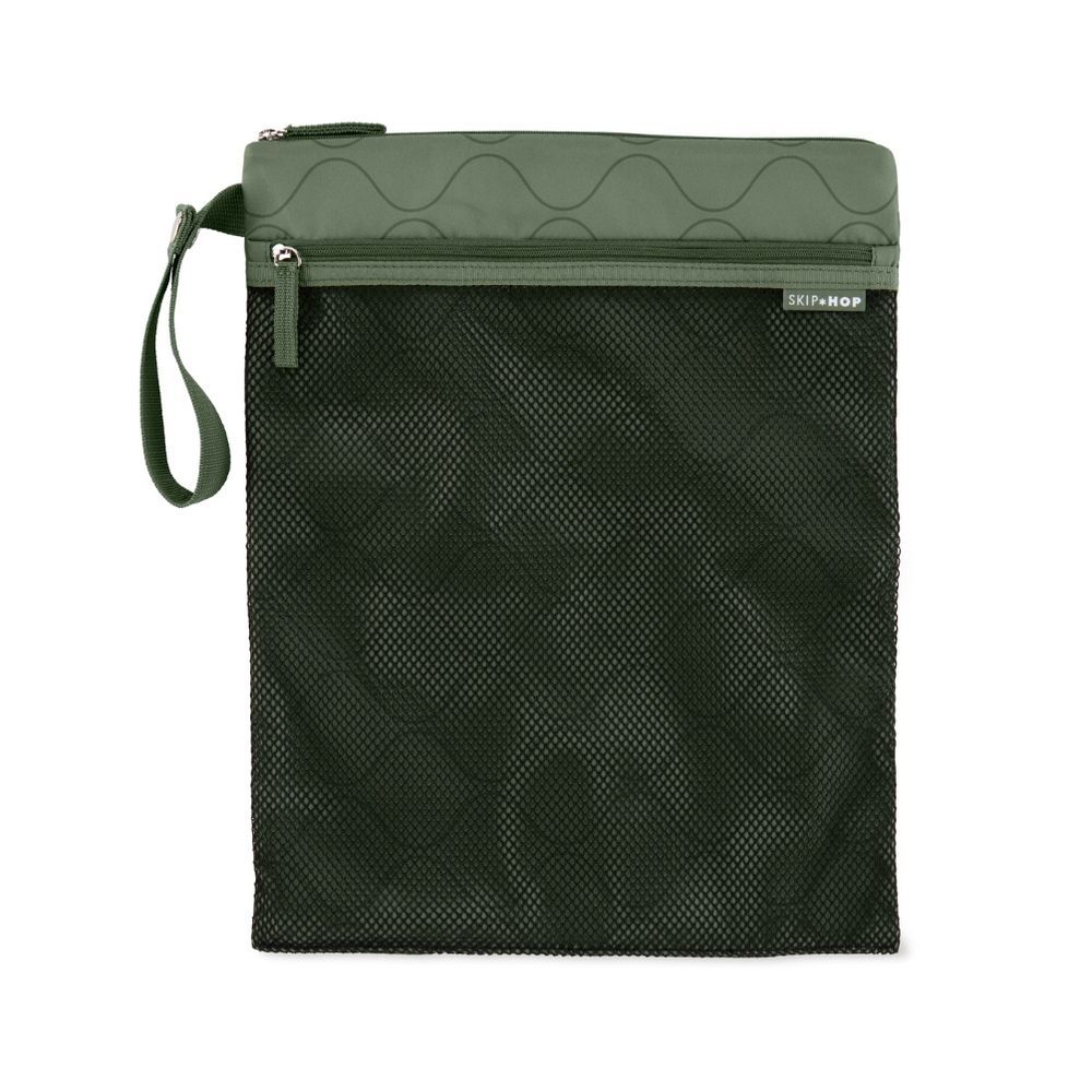 SkipHop - Grab & Go Wet Dry Bag - Dark Sage