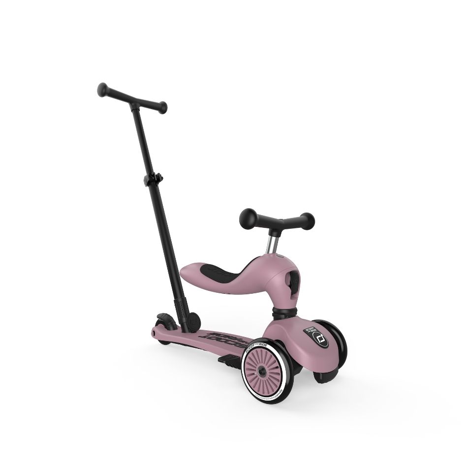 Scoot & Ride - 2-In-1 Highwaykick 1 Push And Go Scooter - Wildberry