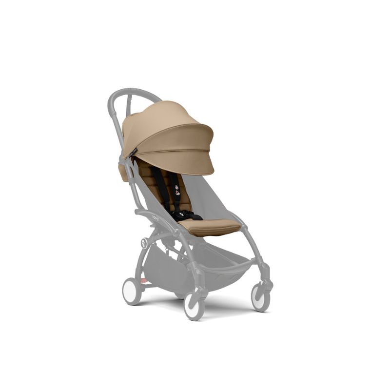 Stokke Yoyo 6 Plus Color Pack Stroller Seat And Canopy Only Black