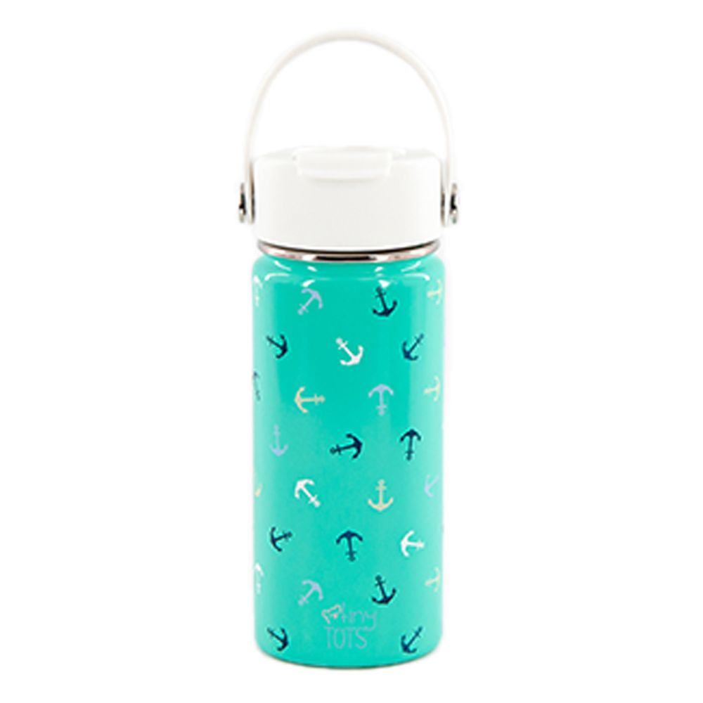 Tiny Tots - Insulated Steel Water Bottle - 410ml - Anchor