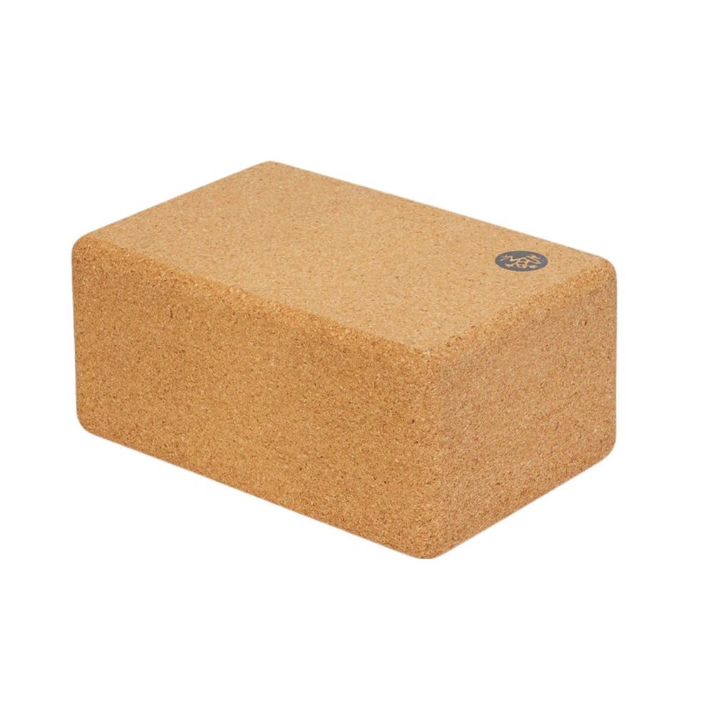 Manduka - Lean Cork Yoga Block - Natural - 3-inch