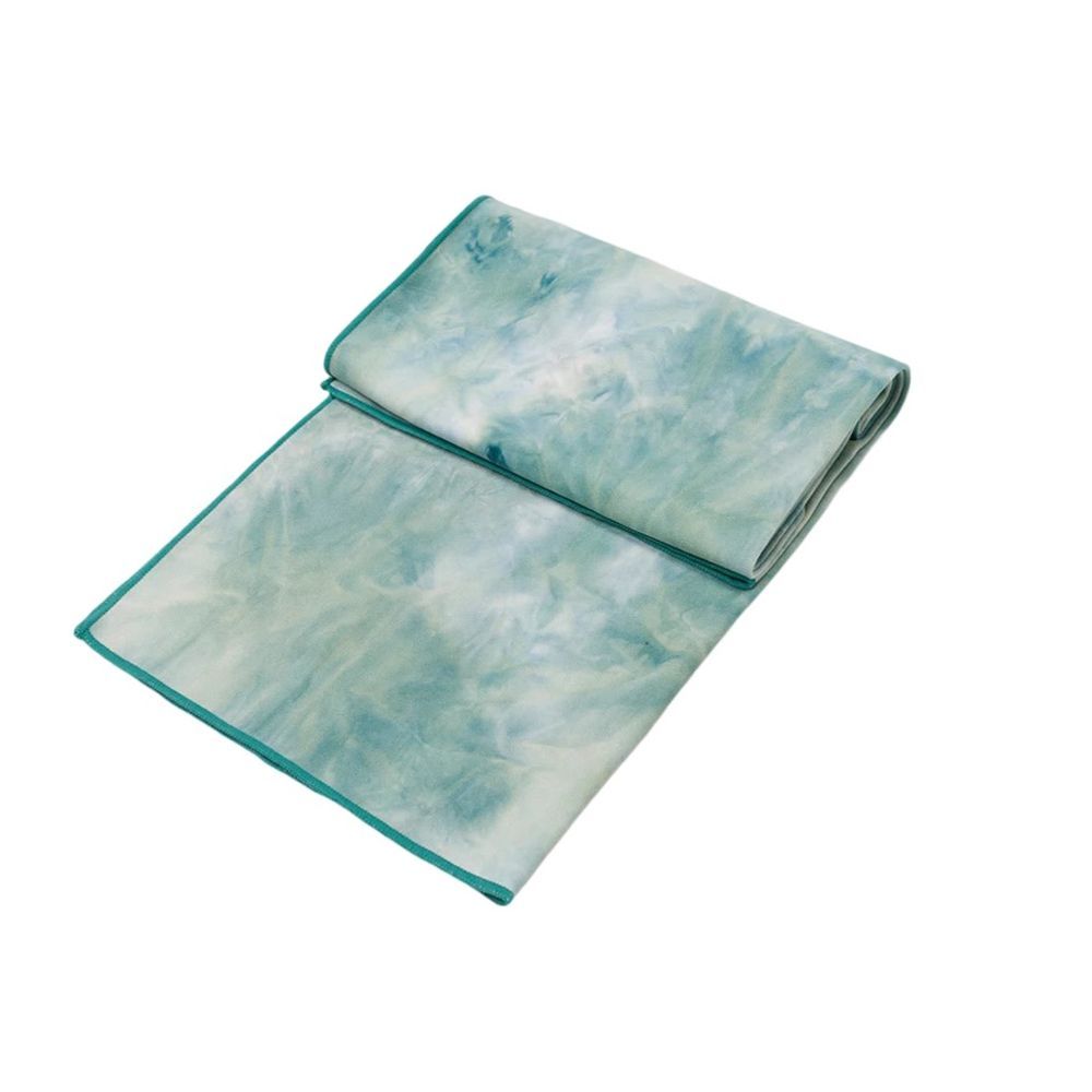 Manduka - Equa Standard Yoga Mat Towel - Wasabi Tie Dye