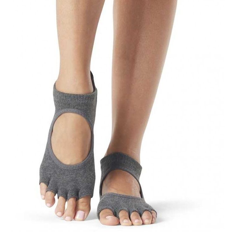 Toesox - Bellarina Half Toe Socks - Charcoal