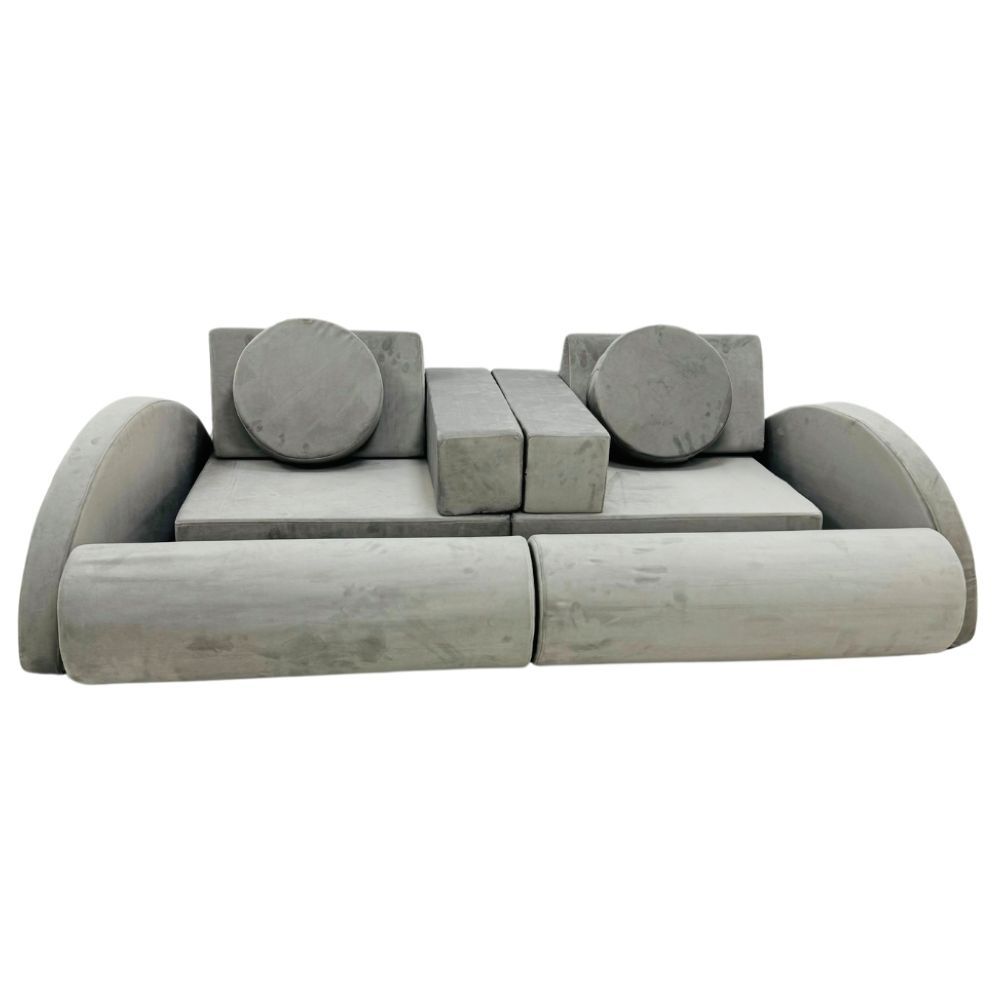 Moon Kids - Play Sofa - Light Grey - 14 Pcs