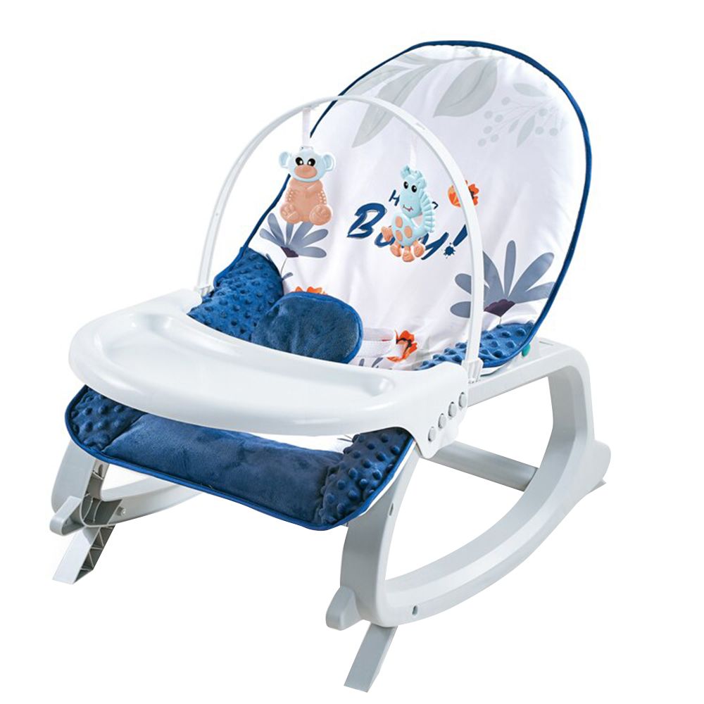 Little Angel - Baby Musical Portable Rocker Bouncer Chair - Blue