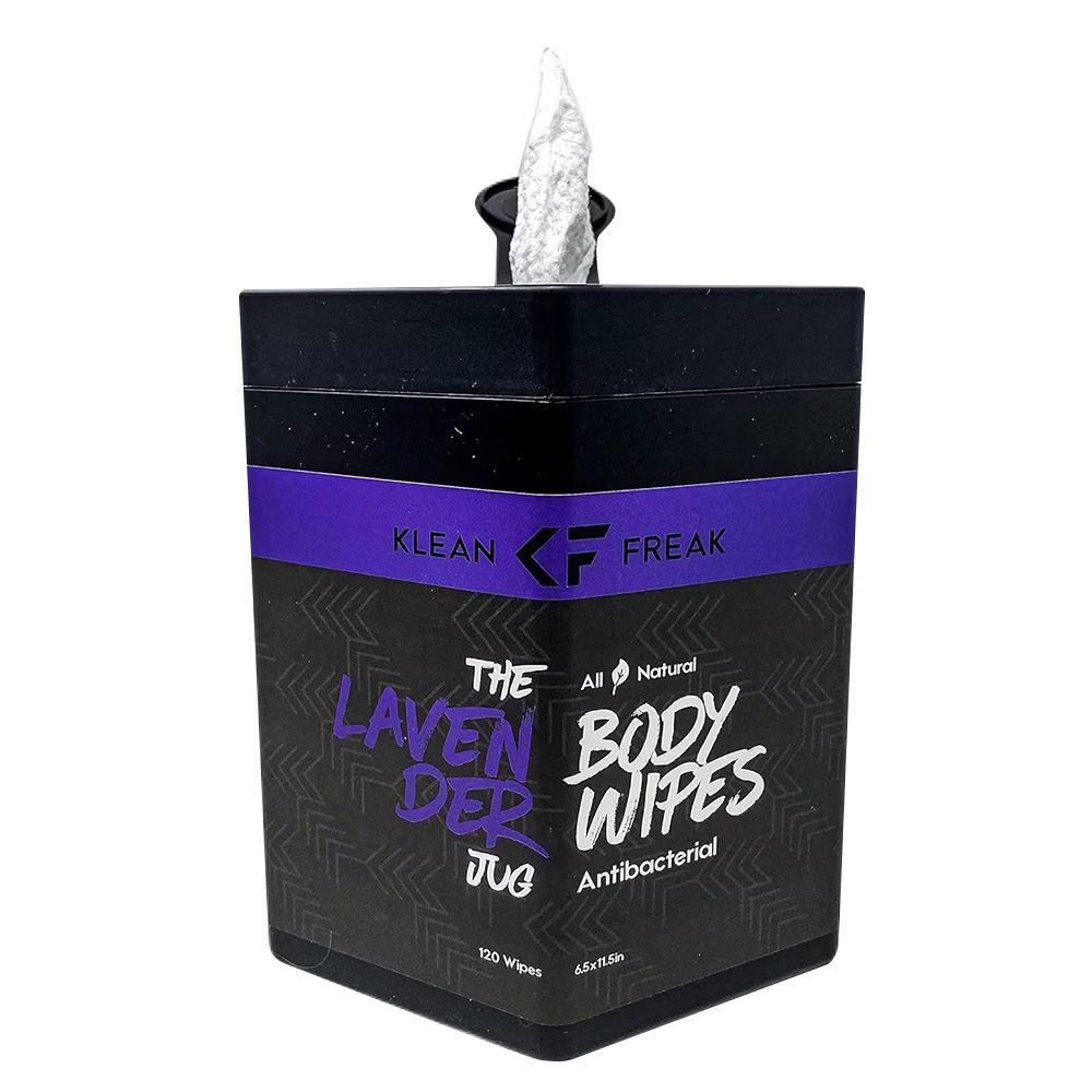 Klean Freak - The Jug Natural Body Wipes - Lavender - 120 Pcs