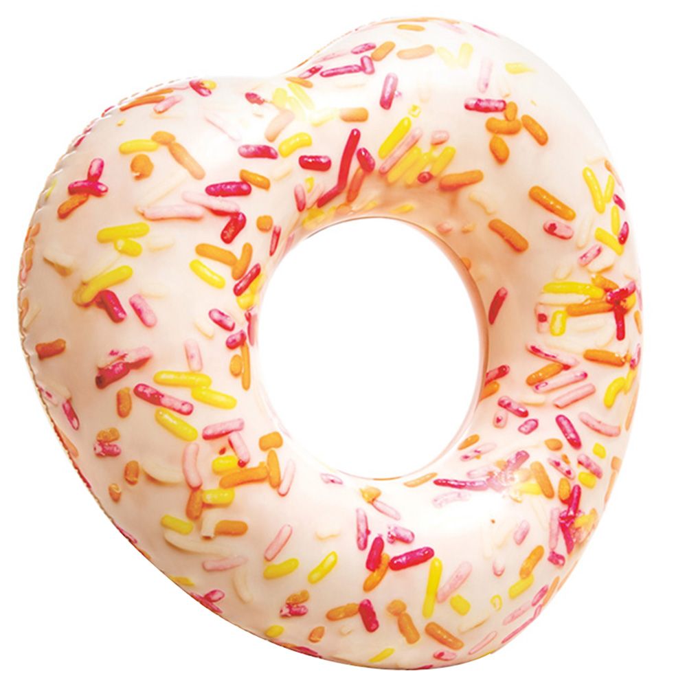 Intex - Sprinkle Donut Heart Inflatable Floating Tube