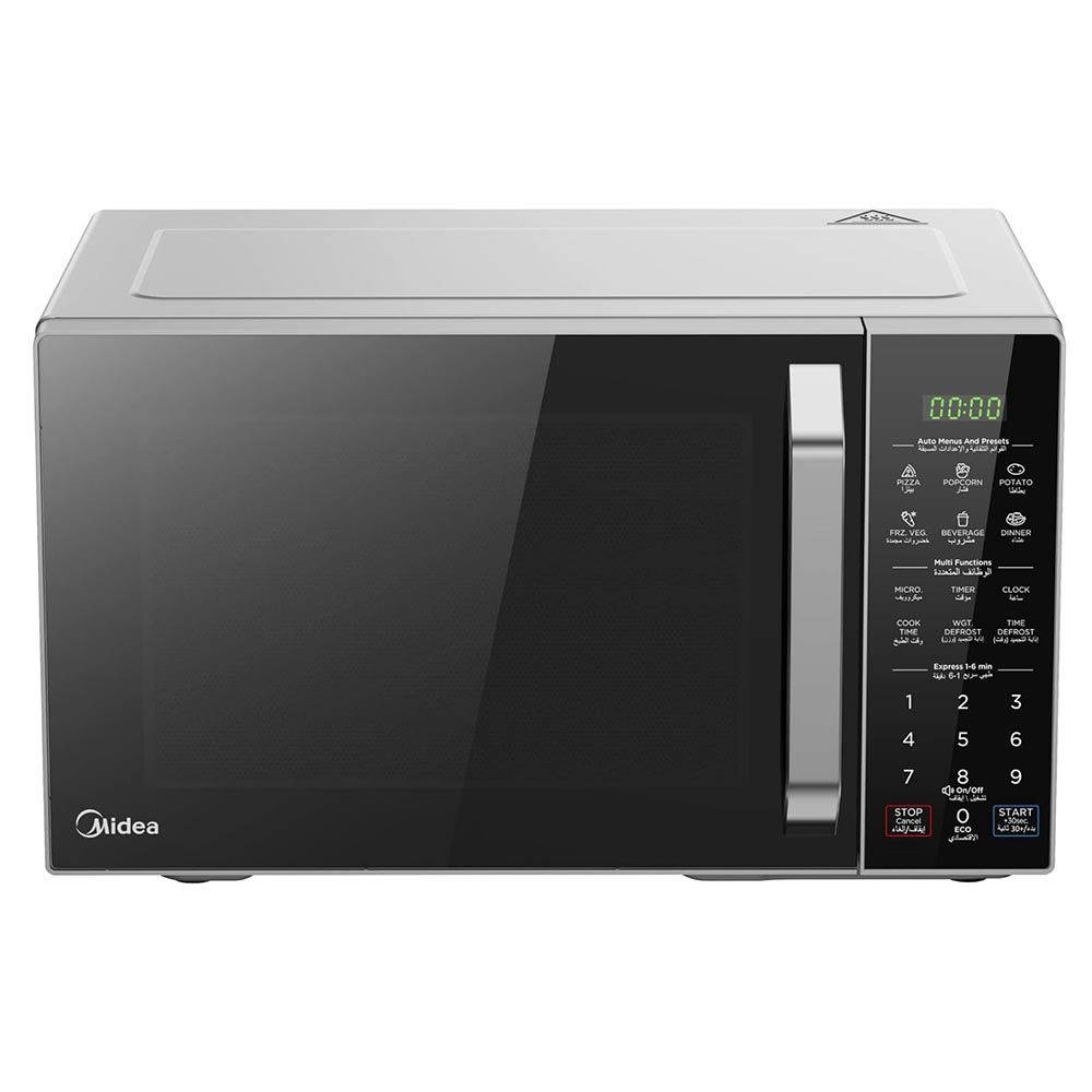 Midea - Digital Solo Microwave Oven - Black - 29 L