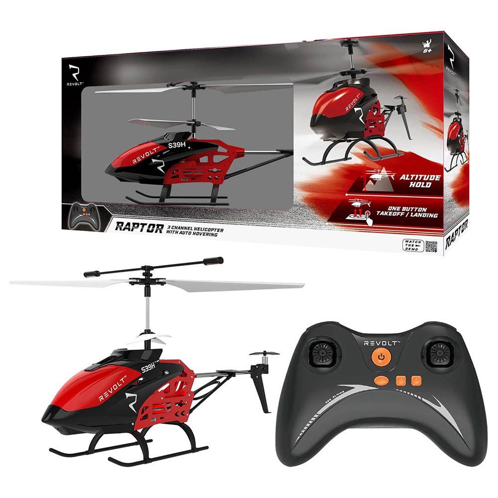 Syma - Remote Control Helicopter w/ Auto Hover - 2.4H - Red/Black