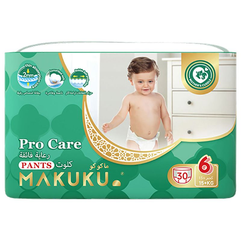 Makuku - Premium Diapers Procare Pants S6 - XXL - 15+Kg - 30pcs