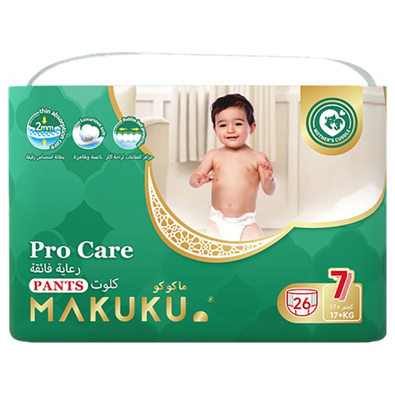 Makuku - Premium Diapers Procare Pants S7 - XXXL - 17+Kg - 26pcs