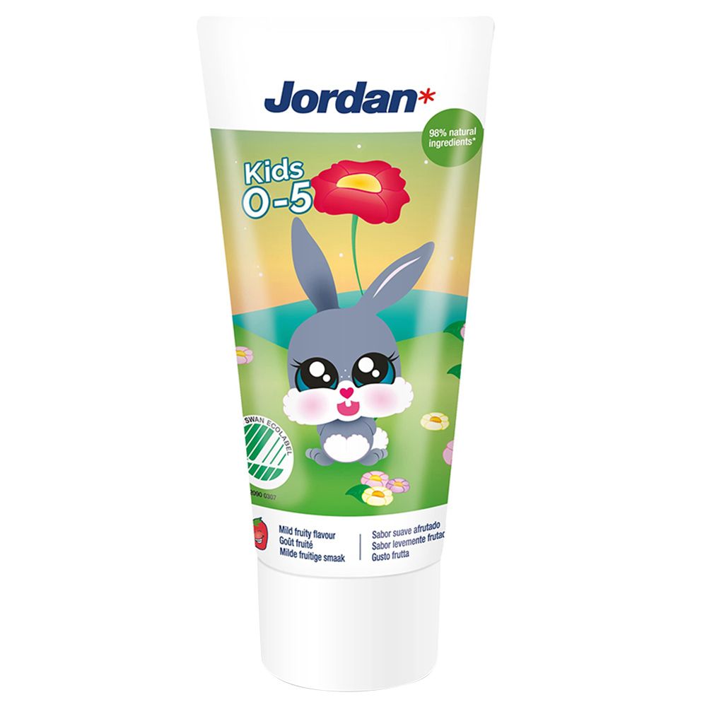 Jordan - Kids Toothpaste 50ml (0-5 Years) - Rabbit