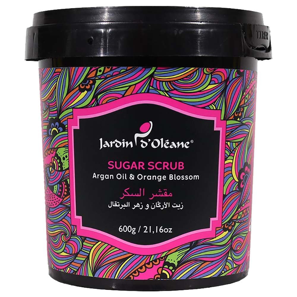 Jardin D'Oleane - Sugar Scrub - Argan Oil & Orange Blossom - 600 g