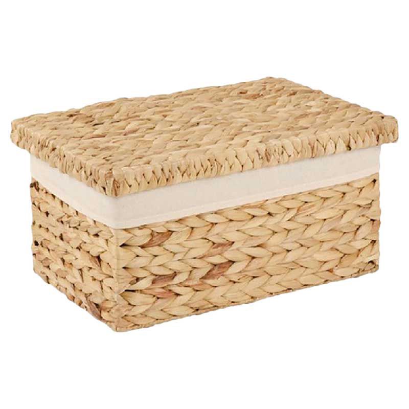 Homesmiths - Water Hyacinth Storage Box - S - 41.5 X 27.5 X 20cm