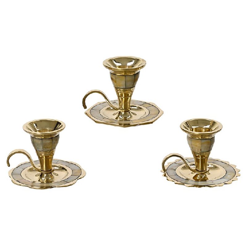 Kaemingk - Candleholder Brass - Style May Vary