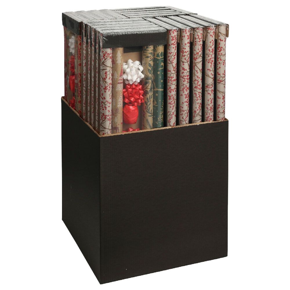 Koopman - Ppn102100 Xmas Gift Wrap Paper Set - 13pcs - Style May Vary