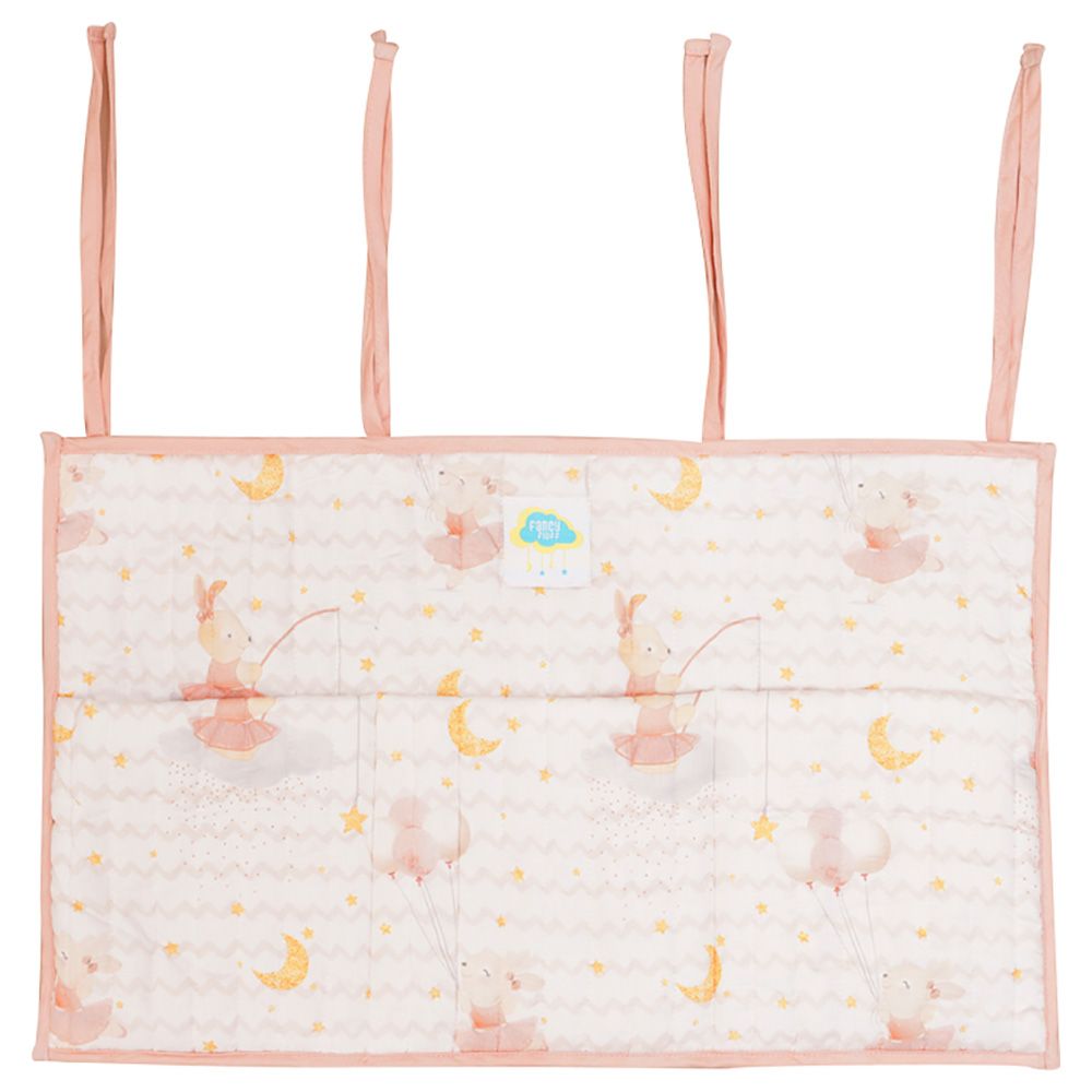 Fancy Fluff - Organic Cotton Crib Organiser - Day Dream 