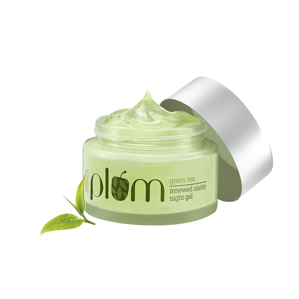 Plum Goodness - Green Tea Renewed Clarity Night Gel - 50 ml