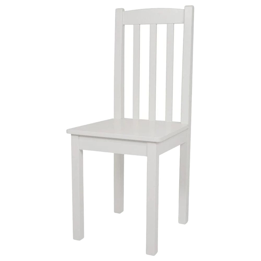 Homesmiths - Nelson Wooden Desk Chair - White