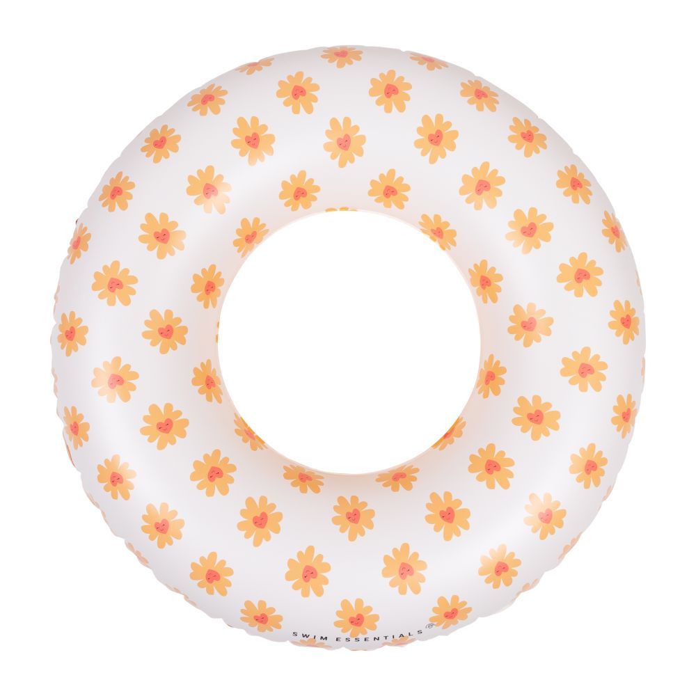 Swim Essentials - Flower Hearts Printed Swimring - 90 cm