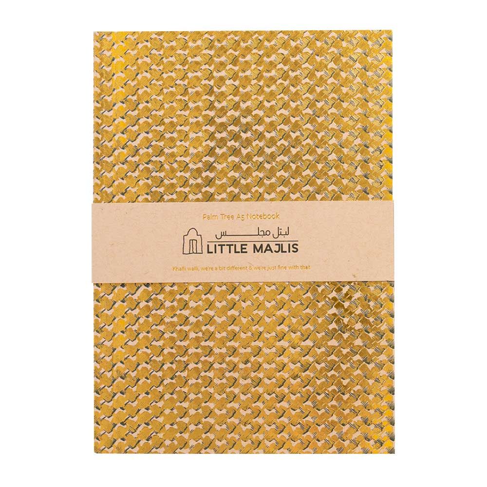 Little Majlis - A5 Gatefold Notebook - Ghutra - Gold - 120 Sheets