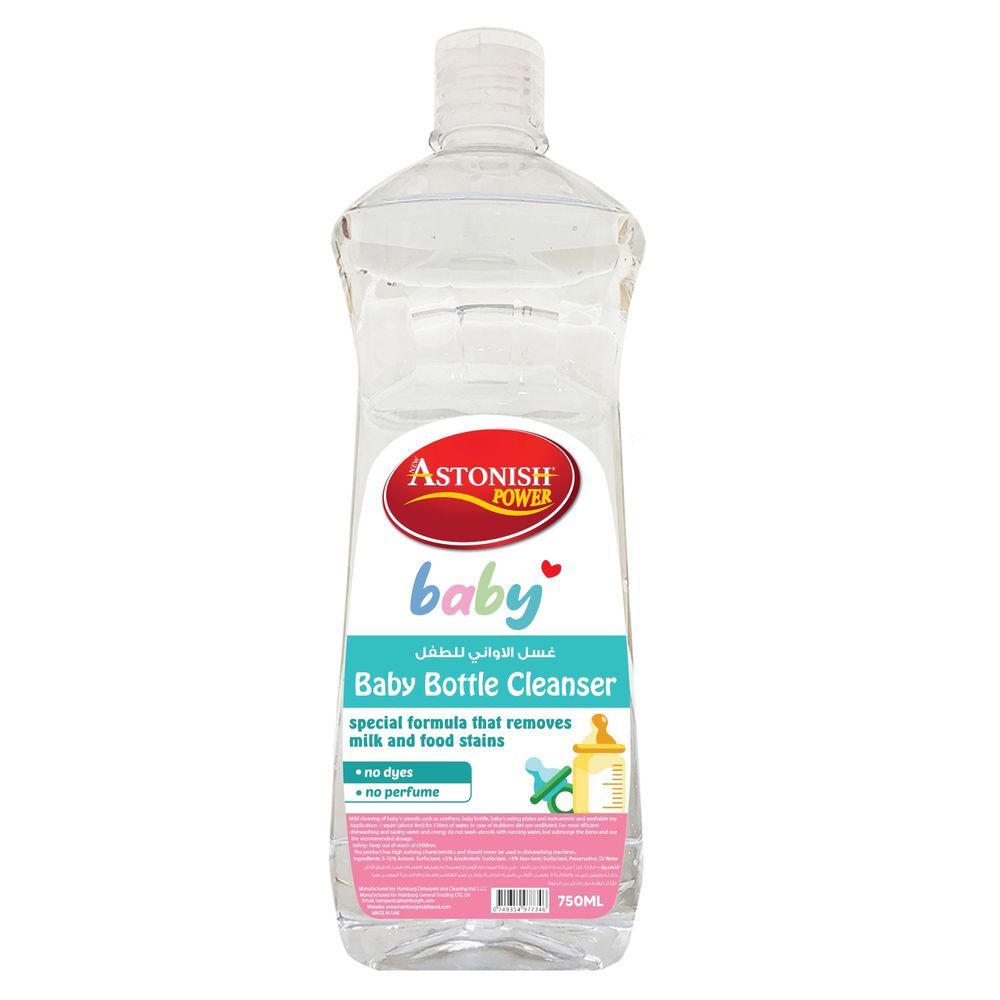 New Astonish Power - Baby Bottle Cleanser - 750ml