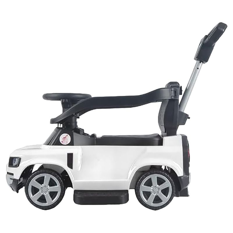 Megastar - Land Rover Ride On Push Car - White