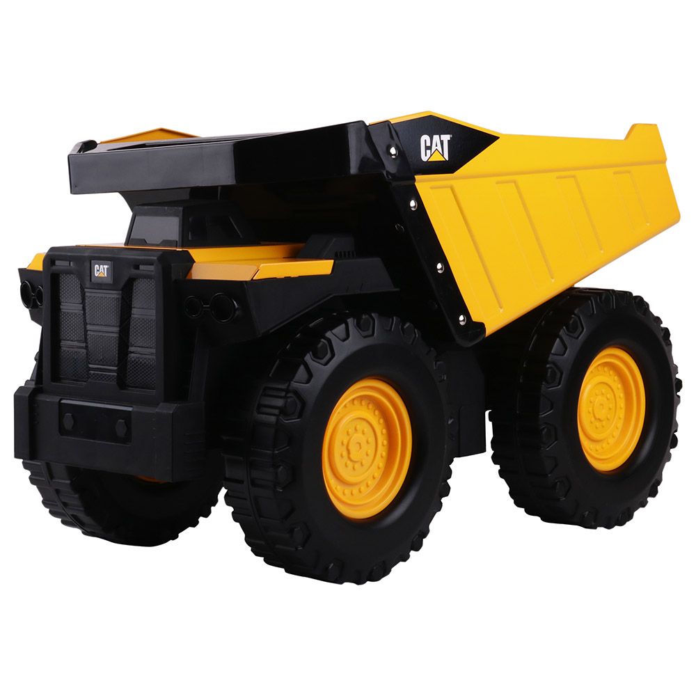 Cat Toys - Mighty Steel Dump Truck - 20-inch - Yellow