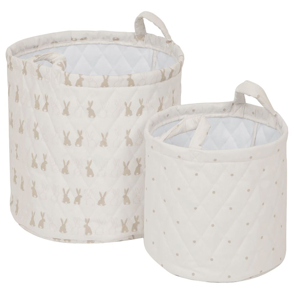 Ickle Bubba - Storage Baskets - Bunnychino - 2pcs