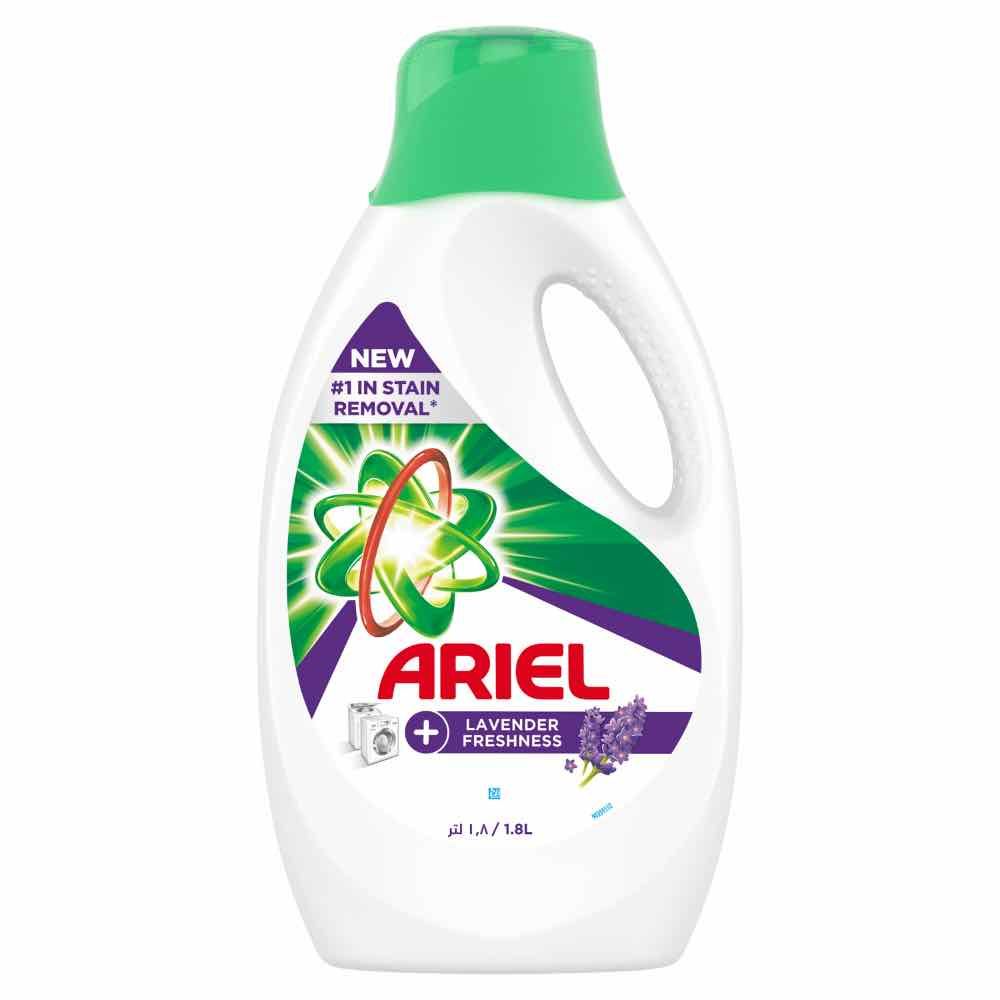 Ariel - Lavender Laundry Detergent Liquid Gel, 1.8L