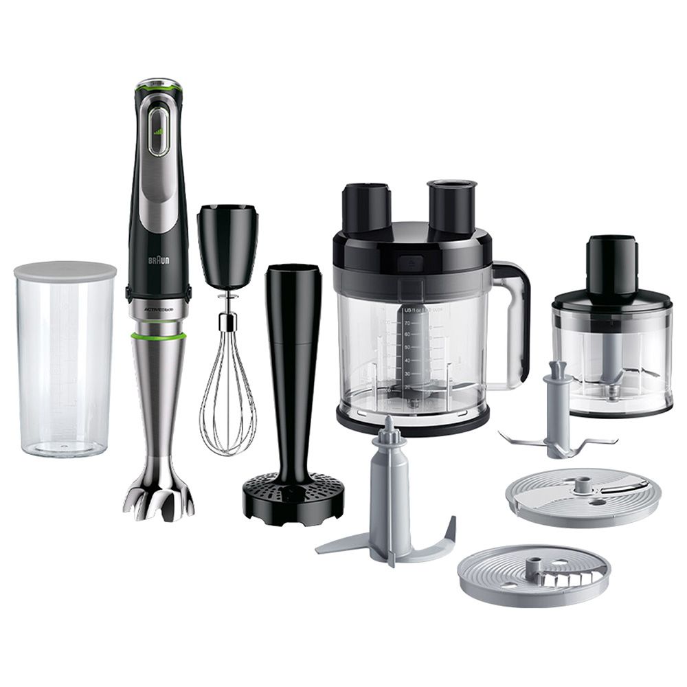 Braun - MultiQuick 9 Hand Blender With XL Food Processor And Puree Masher Set