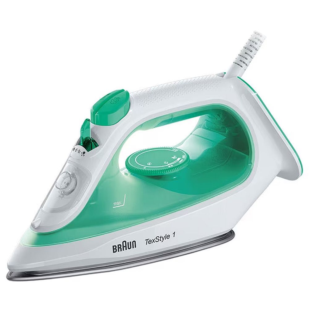 Braun - TexStyle 1 Steam Iron - Green/White - 2000 W