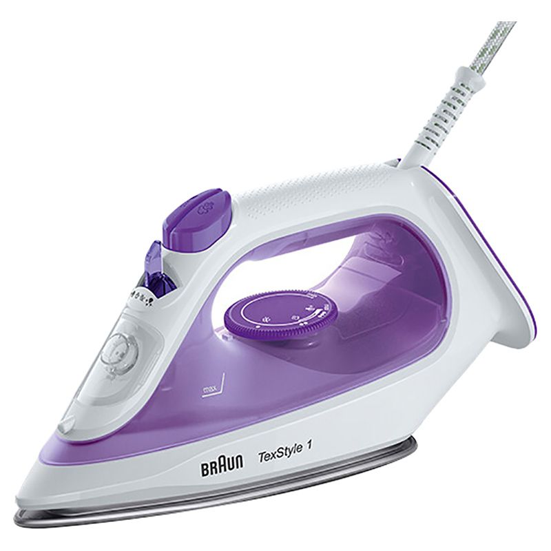 Braun - TexStyle 1 Steam Iron - Violet/White - 2000 W