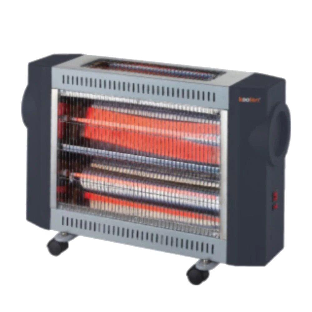 Koolen - 3 Faces Radiant Heater w/ 5 Tubes - Deep Grey - 2400 W