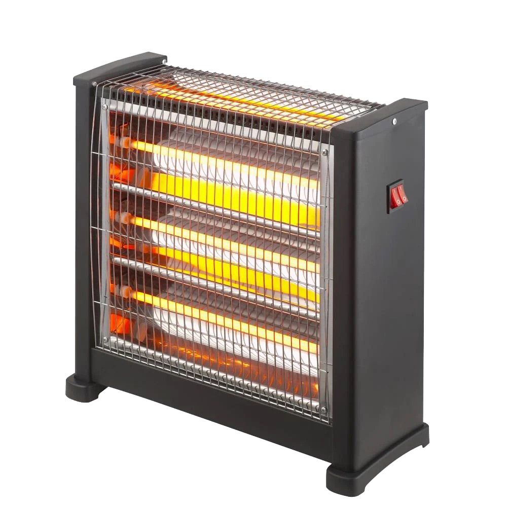 Koolen - 2 Faces Radiant Heater w/ 4 Tubes - Black - 2400 W