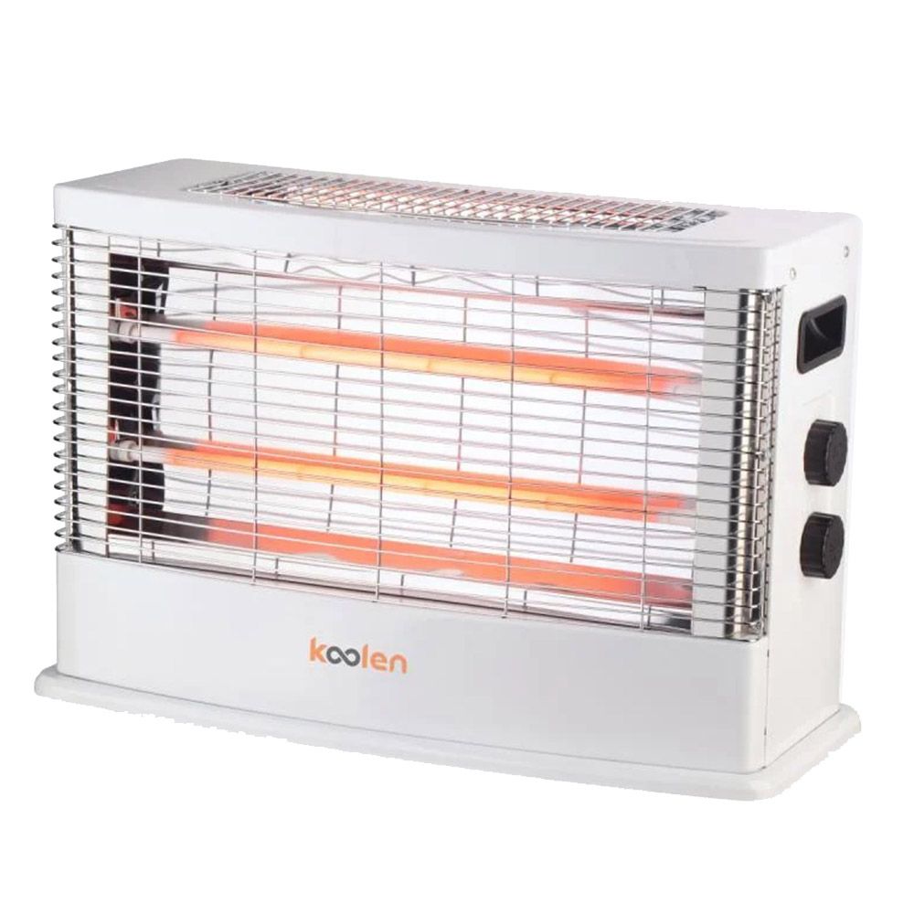 Koolen - 2 Faces Quartz Heater With 4 Tubes - White - 1600 W