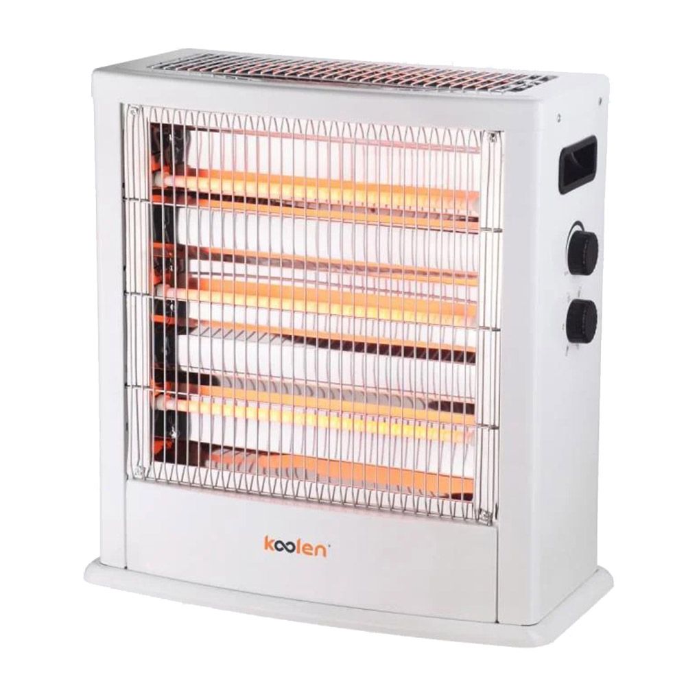 Koolen - 2 Faces Quartz Heater With 4 Tubes - White - 2000 W