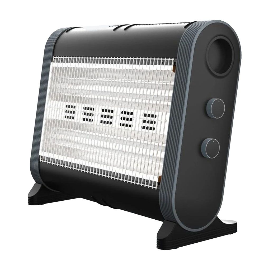 Koolen - 2 Tubes Electric Heater - Black/Blue - 1600 W